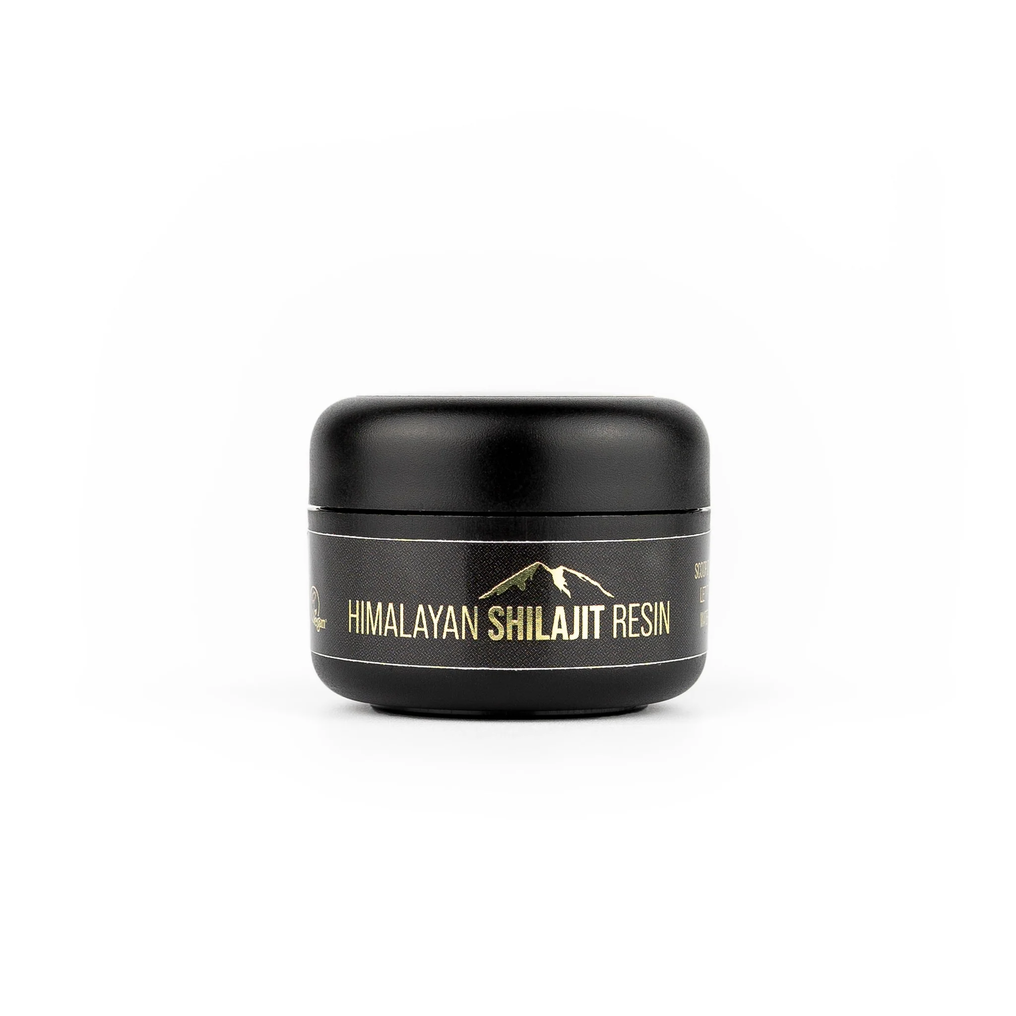 Shilajit UK resin jar, front view